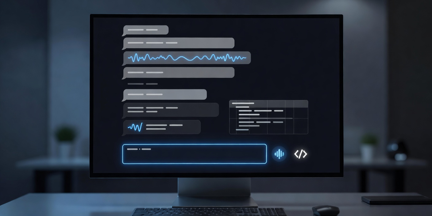 OpenAI ChatGPT interface with multimodal audio and coding capabilities